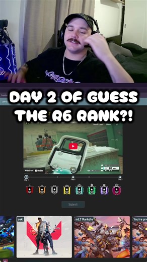 Guess the R6 Rank Challenge - Day 2 Fun