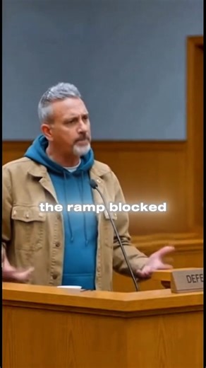 "He destroyed disabled woman's wheelchair ramp - the excuse"