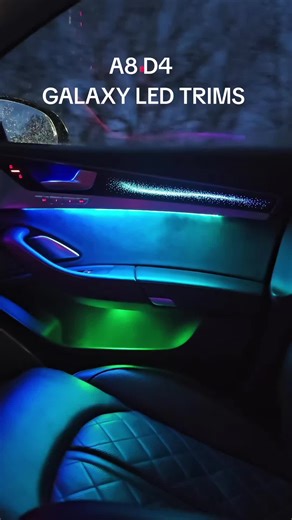 Audi A8 D4 Galaxy LED Trims Showcase