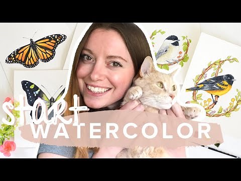 How to Get Started with Watercolor (EVERYTHING you need to know) | Watercolor Lessons for Beginners