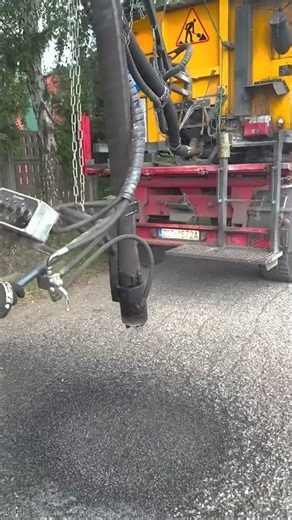 Road Pothole Repair Process with a Machine: From Blowing Out the Pothole to Filling I