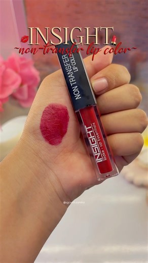 Insight Cosmetics Non-Transfer Lip Color #ugc #makeup #beauty #lipstick #lipstickswatches #viral