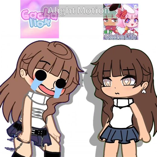 Gacha life vs Gacha Nox vs Ibis Paint✨ #gacha #gachalife