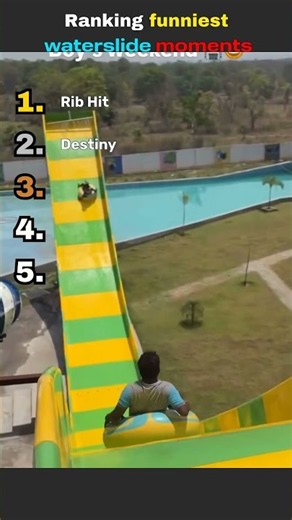Ranking funniest waterslide moments