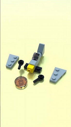 ASMR LEGO Mini Fighter Jet Build 🛩️