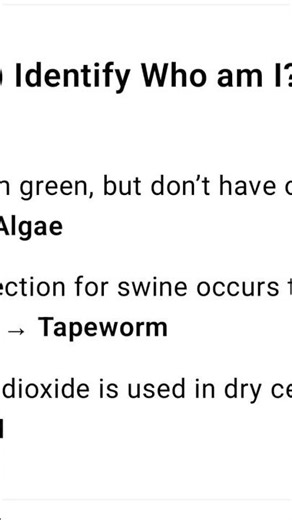 Answer sheet of 8th science question paper