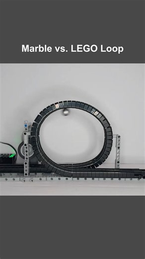 Marble vs. LEGO Loop #legotechnic