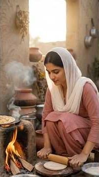 🌾 Village Daughter Ayesha’s Hardworking Life 🧕From Dawn to Sunset #youtubeshorts #Short #villagelife