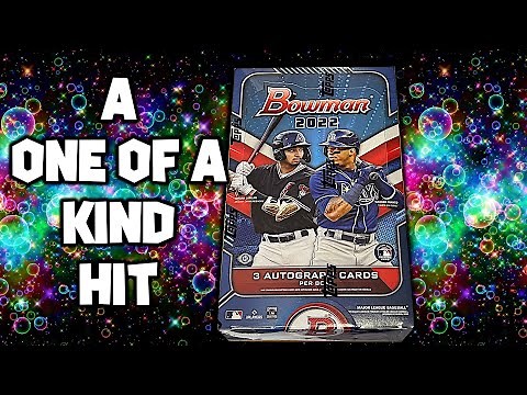 NEW RELEASE 2022 Bowman Jumbo Box Opening!!!
