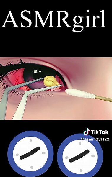 Ultra Relaxing Eye Cleaning ASMR Animation