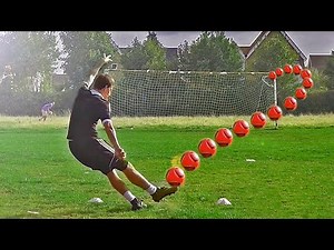 Learn the Ronaldo & Bale Shooting Technique - Knuckleball Tutorial