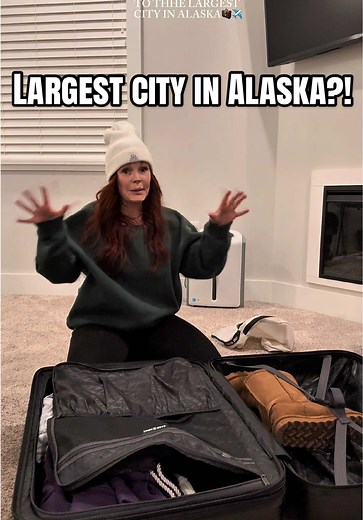 Pack with me to head to the largest city in Alaska✈️🧳 #packwithme #alaskatravel #anchorage #alaskalife #alaskatok