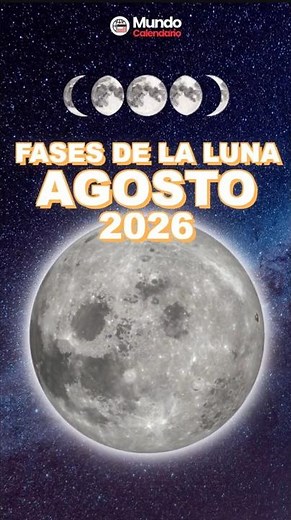🌕🌗🌑 Moon Phases – August 2026 🌑🌗🌕