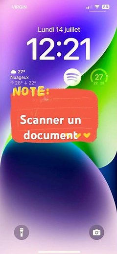 Scanner un document avec ton iPhone 📱 (sans app !) – simple et rapide #astuceiphone #iphone2025