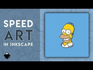 Homer Simpson | Speed Art | Inkscape