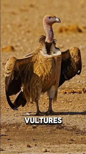 The Bird That Cleans Death #DreamScreenAI #animalfacts #vultures