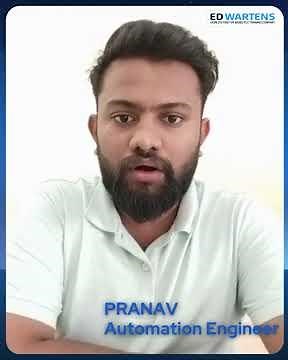 Success Story |Pranav Got Placed as an Automation Engineer- EdWartens Industrial Automation Training
