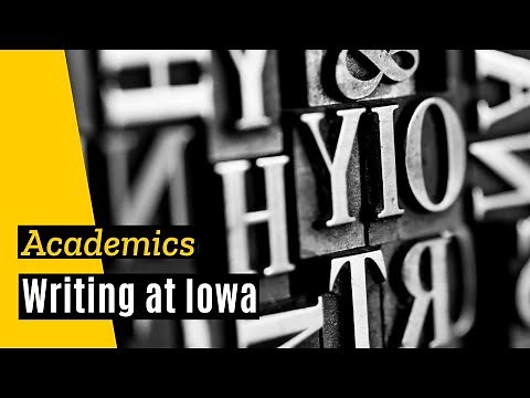 Writing at the University of Iowa