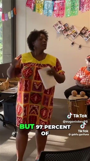 Garífunas of The Caribbean speak in indigenous language ￼
