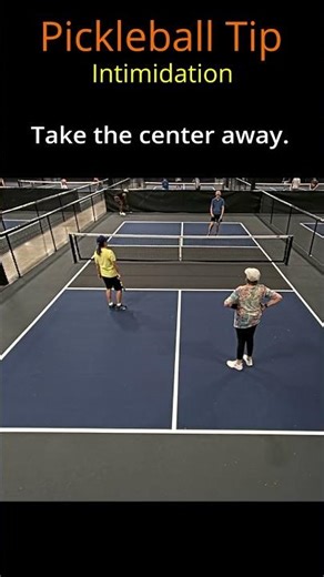 Pickleball Tips for the Average: Control the center of the court #pickleballtips #pickleball #fyp