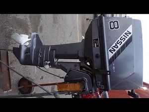 Nissan 8 Hp Outboard, Running Video 12-24-25