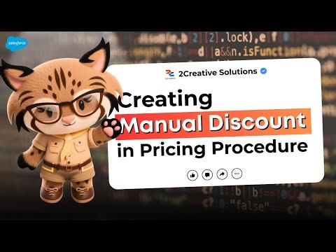 Creating Manual Discount in Pricing Procedure