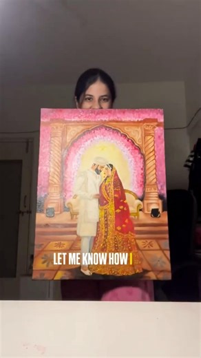 My first ever canvas Painting (I’m shocked!) #canvaspainting