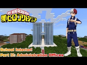 Minecraft Tutorial!: My Hero Academia Interior! Recovery Girl's Office! **Anime Builds**