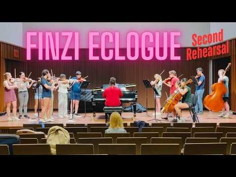 Finzi Eclogue rehearsal with Gallery Players (conductorless string ensemble) directed by Susan Via