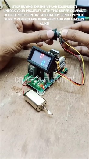 How to build a powerful DIY variable power supply. #ytshorts