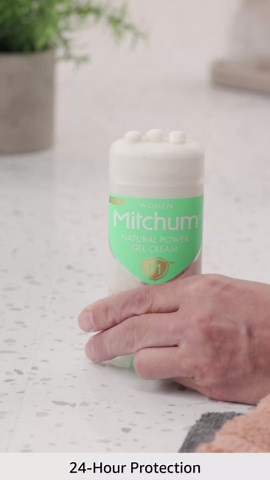 Mitchum Natural Power Gel Cream for Women, Sweet Jasmine, 3.4 oz.
