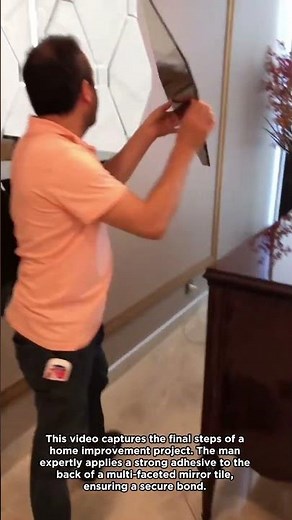 Stylish Home Decor: Mirror Tile Installation