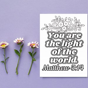 24 Bible Verses Coloring Pages | Sunday School Activity | Christian Scripture Bundle | Printable PDF | Instant Digital Download - Etsy