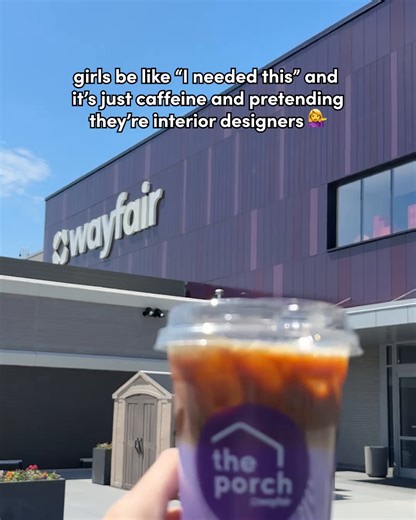 There's something about sipping coffee under showroom lighting that makes you feel unstoppable 😌 | Wayfair