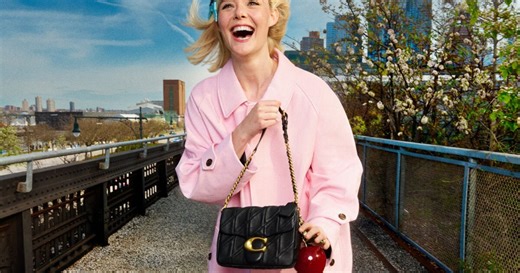 Elle Fanning Gets Giddy For Coach's Fall 2024 Campaign