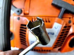 Husqvarna Chain Brake Disengagement Homemade Tool