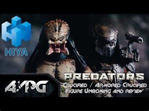 Hiya Toys Predators Figure Unboxing Review: Crucified / Armored Crucified