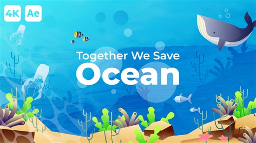 Save The Ocean Slideshow | After Effects