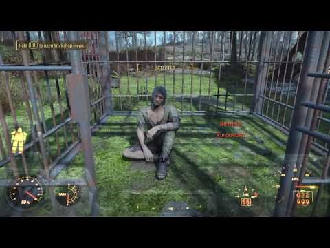 Fallout 4 PS4 MODS - PRISONER SHACKLES REVEIW [POOR SHEFIELD]
