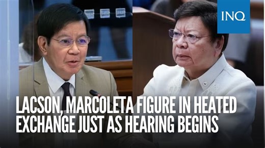 650K views · 7.2K reactions | Senate President Pro Tempore Panfilo Lacson and Sen. Rodante Marcoleta engaged in a heated exchange just minutes after the blue ribbon committee resumed its probe into the flood control projects scandal on Tuesday. READ: https://newsinfo.inquirer.net/2113688/lacson-marcoleta-figure-in-heated-exchange-just-as-hearing-begins | INQUIRER.net | Facebook