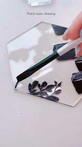 Glass Painting Techniques #reels #art #painting #facebookpageviral | Mukta easy drawing