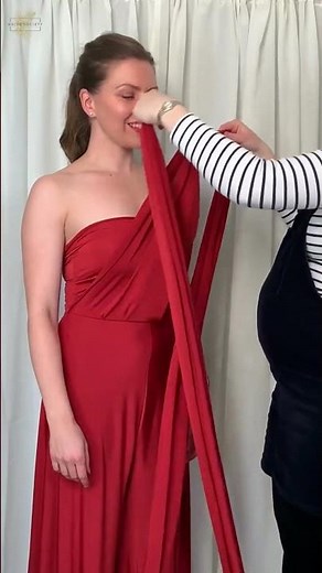 How to Tie a Multiway Bridesmaid Dress - Style Nine - Ft. The Secret Bridesmaid