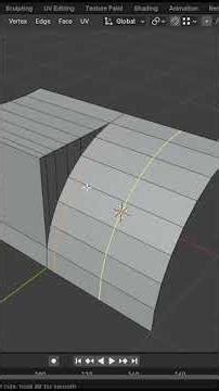 Blender Hard Surface Modelling in 30 Seconds | Quick Blender Tutorial #Shorts