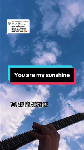 Replying to @tracey_525 congrats! Here’s one I’m sure means a lot to many of us 😌 #guitartok #fypシ #singalong #youaremysunshine #lullaby