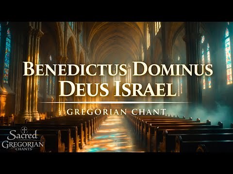 Gregorian Chant Catholic – Benedictus Dominus Deus Israel ✝️ Latin Morning Prayer of Praise