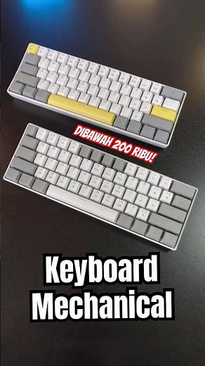 Rekomendasi KEYBOARD MECHANICAL Dibawah 200 Ribu