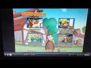Menu Walkthrough of Curious George Goes To A Birthday Party
