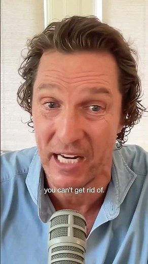 mathew mcconaughey on being comfortable with yourself — on the goop podcast.