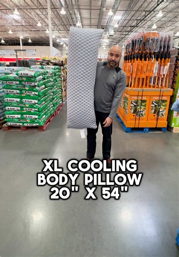 Costco's XL Cooling Body Pillow for $14.99 – Sleep Better!