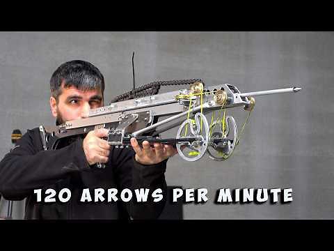 I Built a Self-Loading full auto Crossbow🎯